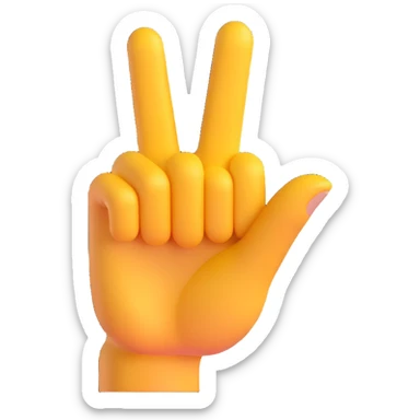 hand gesture representing 'ok', thumb and index finger forming a circle, 3D emoji style sticker