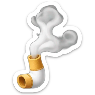Joint avec de la fumée sticker