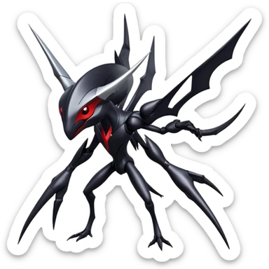 Shiny Exotic Bisharp-Darkrai-Scizor-Hybrid-Creature sticker