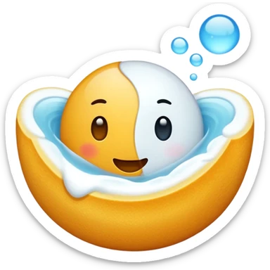 Emoji de la verificacion con color celeste chillante en la forma redonda y la palomita blanca en el centro sticker