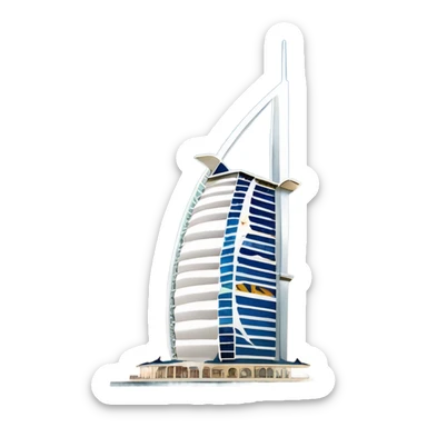Burj Al Arab sticker
