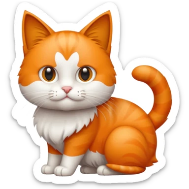 Ahora quiero este mismo gato realizando distintas acciones para poderr utilizarlo en distintas oportunidades sticker