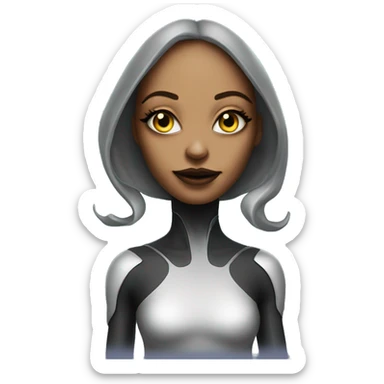 female diva alien high vibrational sticker