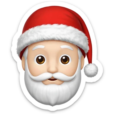 gorro do papai noel, apenas o gorro, sem nenhum rosto acompanhado  sticker