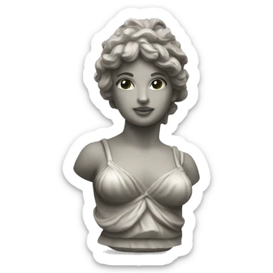 Aphrodite statue sticker