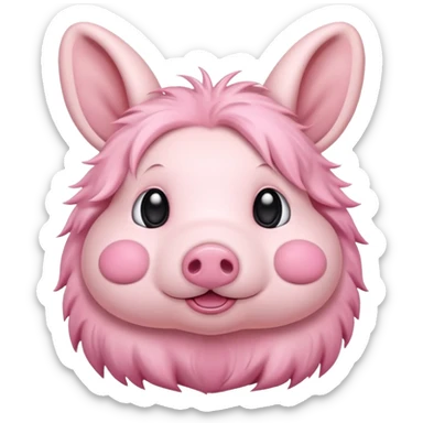 Can you do a mix of a bunny and a pig sticker