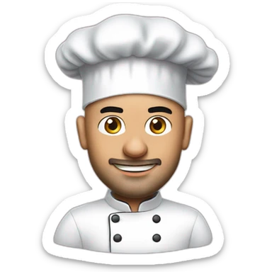 Pep Guardiola wears chef hat sticker