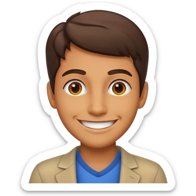 smug brazilian sticker