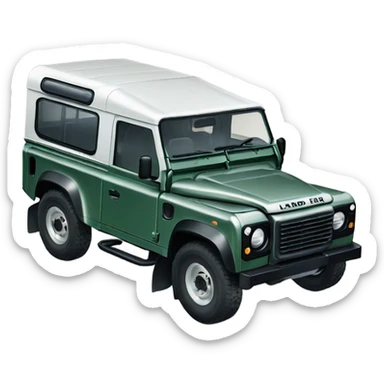 Land Rover defender sticker