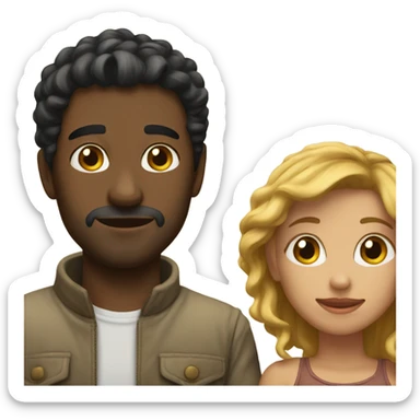 Lovers far away sticker