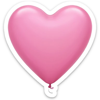 pink heart balloons sticker