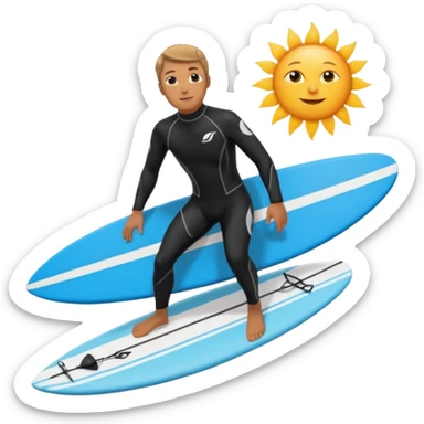 Windsurfer sticker
