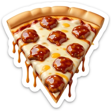 Barbecue chicken pizza  sticker