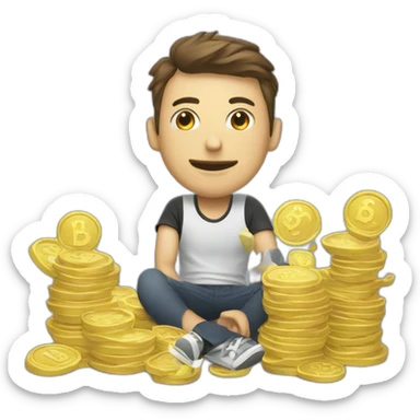 tech-bro-losing-money-over-AI-pivot sticker