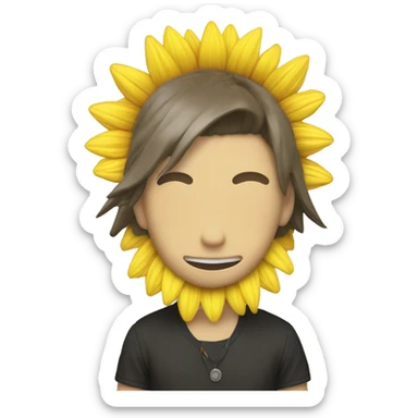 Takashi marukami sun flower sticker