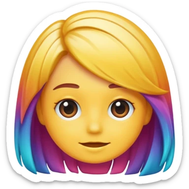 Crie produtos de cabelo sticker