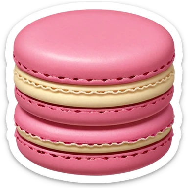 a single of pink macaron



















 sticker