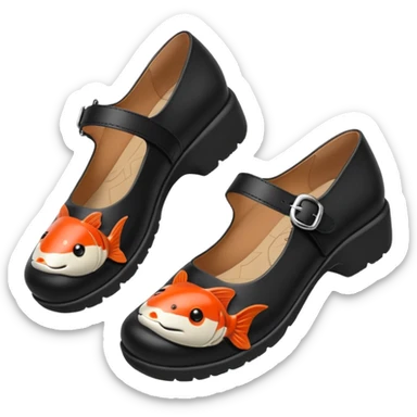 Koi footwear brand Mary Jane shoes sticker