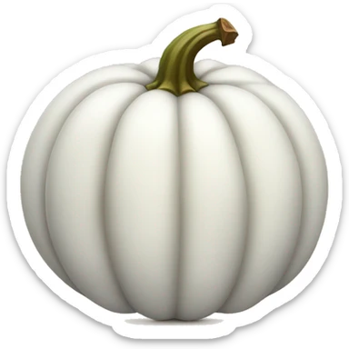 White pumpkin  sticker