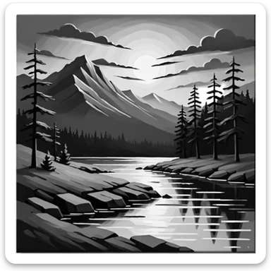 linear-monochrome-oil-painting.-oil-painting-with-rough,-impressionistic-brushstrokes-and-dramatic-chiaroscuro-lighting-techniques-on-textured-canvas.-_(a-stunning-and-vibrant-oil-painting-that-is- sticker