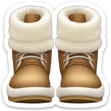 Low top uggs with puffy socks sticker