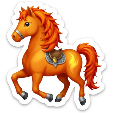 fire horse sticker