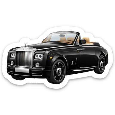 rolls royce noire droptail image to emoji sticker