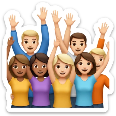 I want an emoji with people making a “horă” sticker