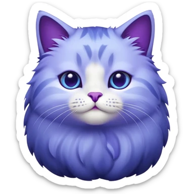 cats if they were blueberries sticker