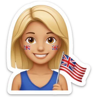 guid with falg sticker