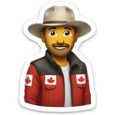 Cool Canadian sticker