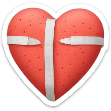 Heart bandages  sticker