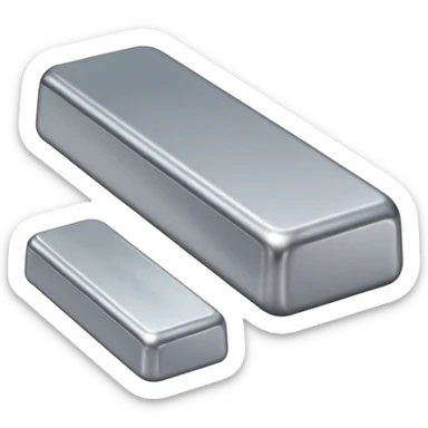 Create a silver bar that is visible in a small navigation bar for my jewellery shop website make it attractive for the navigation bar make it visible properly. Make the gold bar and silver similar or same in style sticker