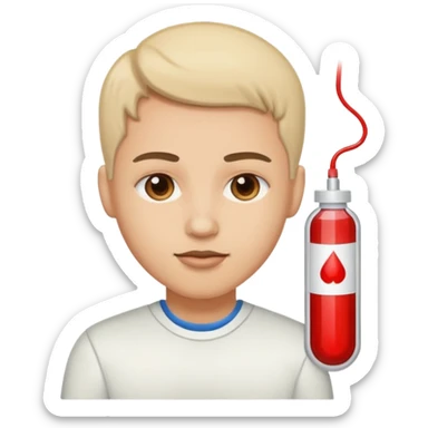 blood donation person sticker