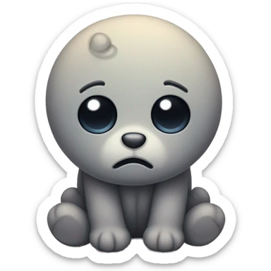 cute sad jellycat sticker