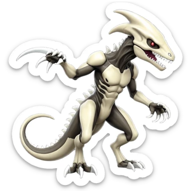  Venom-Marowak-Xenomorph-hybrid-fantasy-creature (full body) sticker