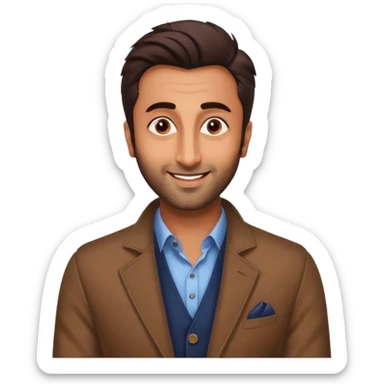 ipretty bratz emoji of ranbir kapoor sticker