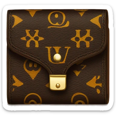 Lv wallet sticker