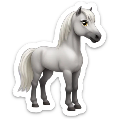 Mini stallion sticker