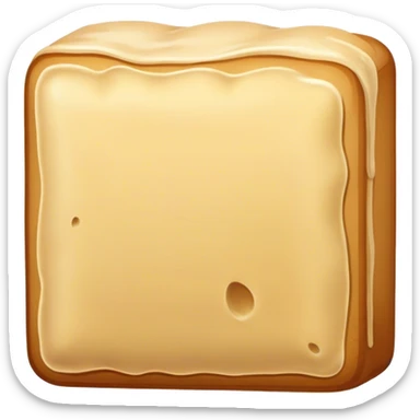 a block of cooking yeast sticker