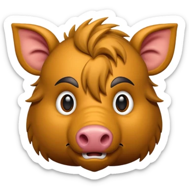 AI coder boar sticker