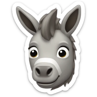 glitched unidonkey sticker