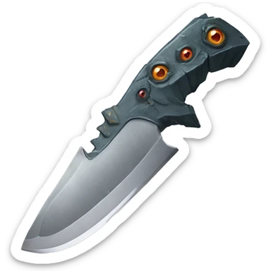 Pacific rim kaiju knife head  sticker