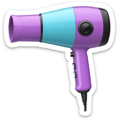 Cute Hair dryer, different design sticker