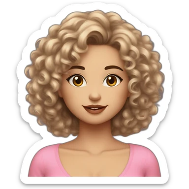 a girl and who’s 16 she has really pretty soft fluffy curly hair with plump two toned lips, and I’m fit, curvy in the waist and I have black eyes that glisten in the light who’s 5’2 sticker