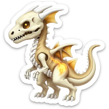 Skeletal Cubone-Marowak-Duskull-dragon sticker