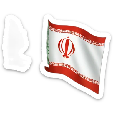Give me a Iran Pahlavi flag  sticker