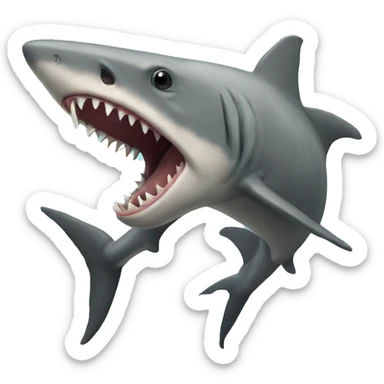 Elephant shark tiger  sticker