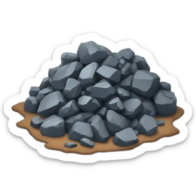 pile of cobalt ore sticker