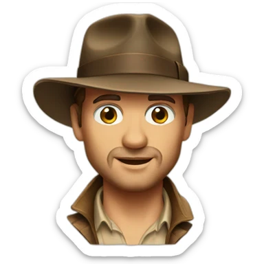 Indiana jones  sticker